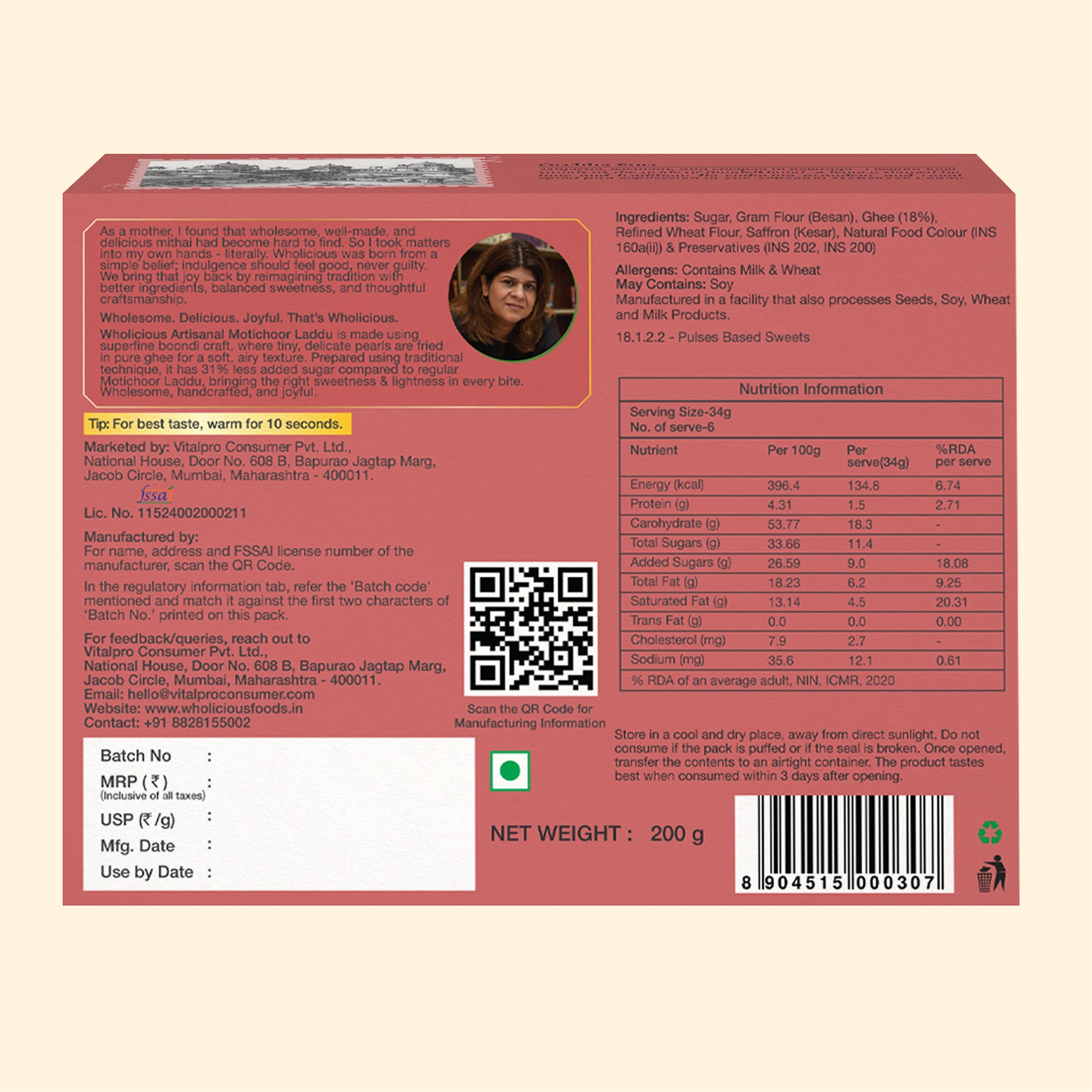 Artisanal Motichoor Laddu