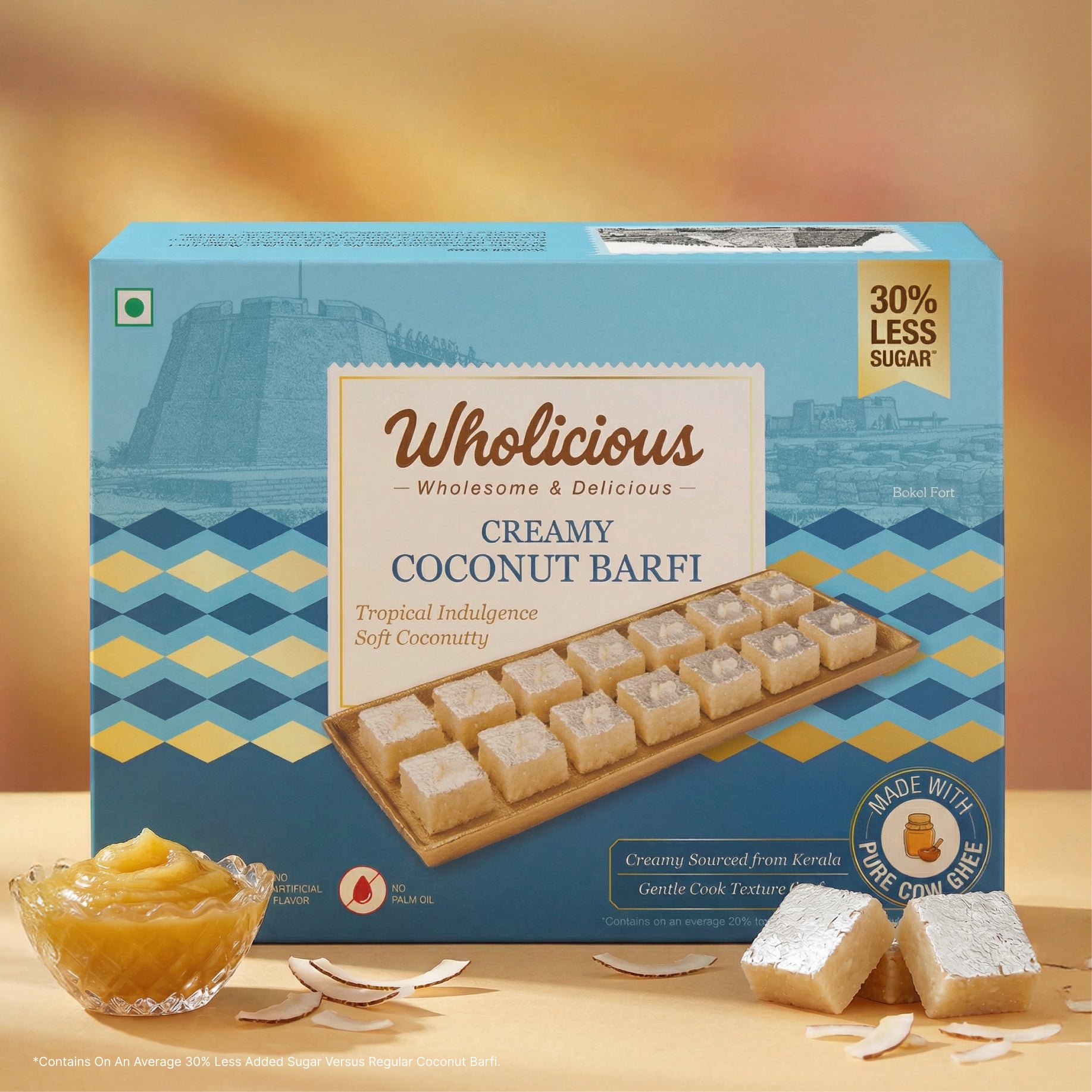 Creamy Coconut Barfi