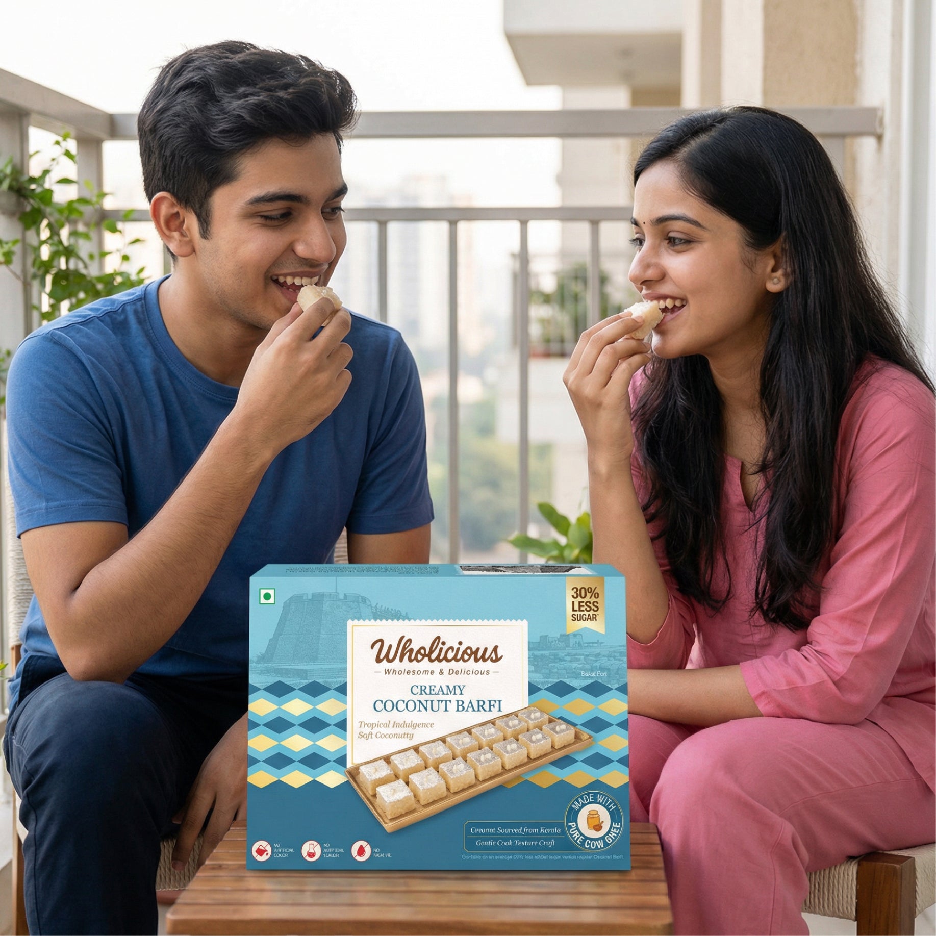 Creamy Coconut Barfi