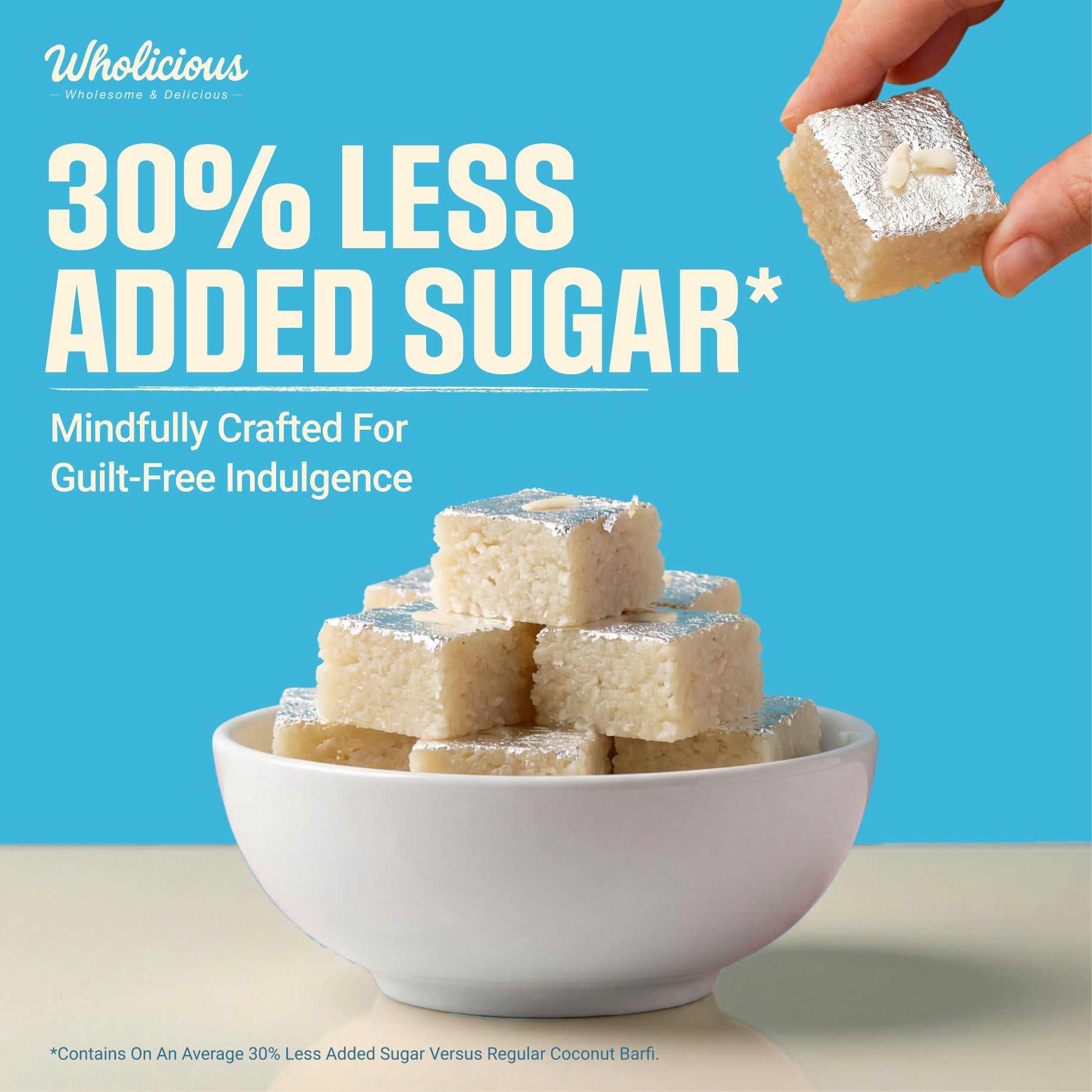 Creamy Coconut Barfi