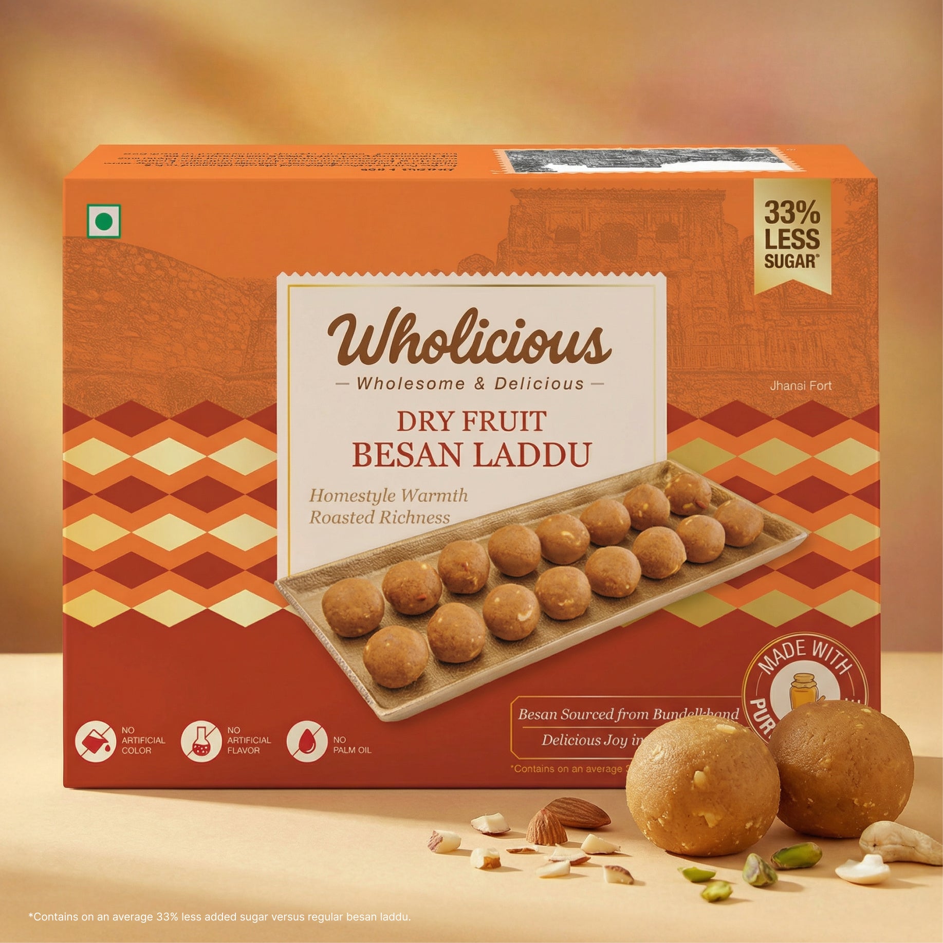 Dry Fruit Besan Laddu