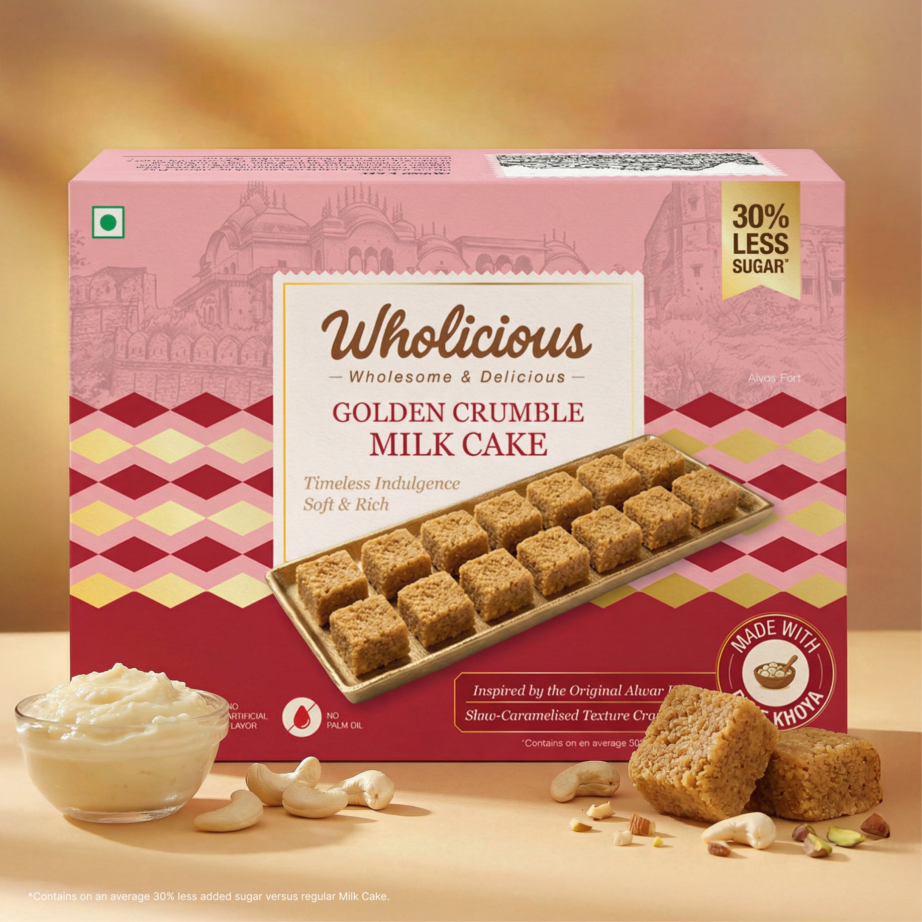 Golden Crumble Milk Cake