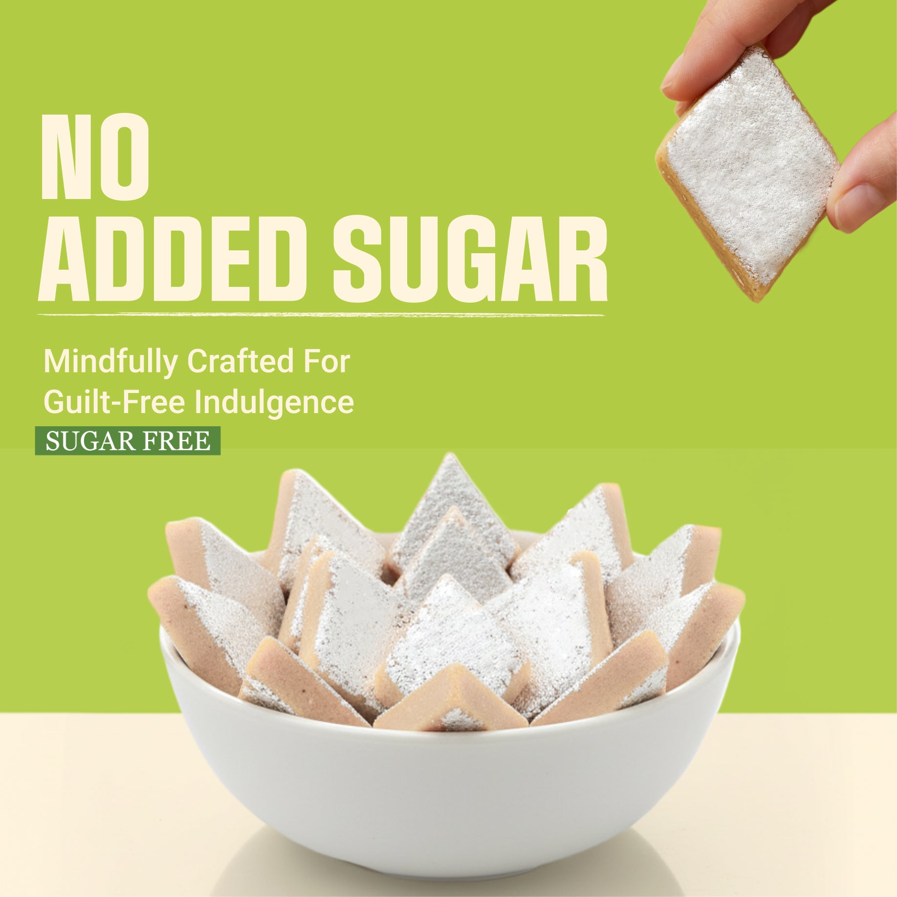No Added Sugar Kaju Katli